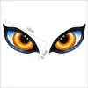 Pegatina de Ojos de Diablo 3D para Coche Pegatina Reflectante Ojo de Gato para Espejo Retrovisor de Coche Decoración de Personalidad para Carrocería Cubierta de Arañazos