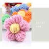 Broche feito à mão em malha Puff Flower Hyun Estilo elegante Acessórios de renda Gancho de mão Tecido Flor Acessórios de roupas Acessórios