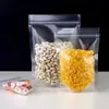 Fabricante de Sacos Stand-Up Autovedantes Transparentes, Sacos Selados para Embalagem de Frutas Secas, Sacos de Embalagem Alimentícia com 15 Mil de Espessura, Impressão Personalizada