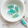 Retro Doméstico Dorado Pintado Checo Vidrio Perlas Redondo Pájaro Hecho a Mano Corazón Material Pulsera Cadena de Teléfono Móvil Joyería Accesorios