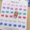 Nuevos Accesorios de Resina para Uñas Lazo DIY Accesorios para Uñas Pendientes Funda de Teléfono Móvil Accesorios para Uñas Usables