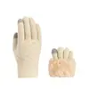 Luvas de dupla camada novas transfronteiriças com forro de fleece, espessadas, jacquard de fleece ártico, luvas quentes de inverno para ciclismo e esqui