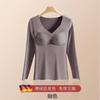 Ropa Interior Térmica De Rong con Almohadillas en el Pecho, Capa Base Todo en Uno, Ropa Térmica de Invierno de Manga Larga con Forro Polar, De Rong Engrosada