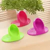 Clipe de Isolamento Térmico para Forno de Micro-ondas, Luvas de Silicone para Isolamento Térmico de Cozinha, Mini Clipe de Silicone Anti-Escaldamento para Tigelas, Clipe para Tigelas e Pratos