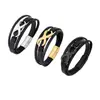 Pulsera Estilo Retro Símbolo Infinito para Hombre Acero Inoxidable Cuerda de Cuero Pulsera Trenzada Multicapa Regalo del Día del Padre