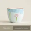 Xícaras de Chá de Cerâmica com Desconto, Conjuntos de Chá Kung Fu, Xícaras de Chá de Porcelana Branca Ruyao, Xícaras de Mestre Pintadas à Mão
