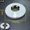 Tapa Desmontable a Presión para Tubería de Drenaje con Borde Ensanchado, Anillo Decorativo para Válvula de Ángulo, Tapa Decorativa para Aberturas en Pared de Tuberías de Calefacción y Gas