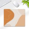 Alfombrilla de ratón pequeña para niña, alto sentido, color Morandi, para escritorio de oficina, escritorio de computadora, almohadilla para portátil, teclado