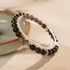 Pulsera de Cristal con Perlas de Cristal Natural Optimizada Pulsera Versátil de Nicho Joyería de Moda de Lujo Ligero Venta al por Mayor para Mujeres