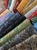 Tecido Jacquard Brocado com Padrão Ondulado, Tecido de Seda Estilo Antigo, Materiais DIY para Qipao e Roupa Tang, Multicolor