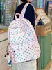 Mochila de Lunares de Alto Valor Estético para Mujer Modelo Nuevo 2026 Mochila Escolar de Gran Capacidad para Estudiantes de Secundaria y Preparatoria Estudiantes Universitarios Mochila para el Trabajo
