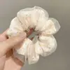 Serie Dulce Verde de Verano Lazo para el Pelo de Intestino Delgado para Niñas Portaponytails Floral de Encaje Cuerda para el Cabello Banda de Goma de Encaje Accesorios para el Cabello Venta al por Mayor