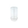 Tubo para Pastel Push Pop DIY Tubo Redondo Taza para Pastel Cubo Empujable Tubo de Fuegos Artificiales Taza para Helado Tubo Mini Sushi Transparente