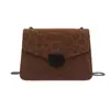 Bolso Pequeño Cuadrado con Cadena Estampado de Leopardo Estética Retro de Moda para Mujer 2025 Nuevo Estilo Transfronterizo Bolso de Hombro Cruzado de Alta Gama