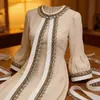 Cadena de Encaje con Pedrería Cinta Blanca para Vestidos y Vestidos de Novia, Accesorios para Cintura y Escote, Adornos Hechos a Mano para DIY, Cinturón de Pedrería