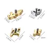 Aleación de Titanio F136 Trébol de Cuatro Hojas Circonita Tachuela para Cartílago de la Oreja Dibujos Animados Titanio Puro G23 Rosca Interna Joyería para Piercing Corporal