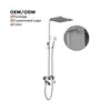 Chuveiro Moderno 3 Funções Conjunto para Banheiro Latão Chuveiro de Chuva Nova Coluna de Chuveiro