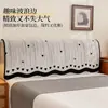 Estilo Minimalista de Gama Alta, Cubierta de Cama con Forma de Corazón, Borde Ondulado, Universal para Todas las Estaciones, Cubierta Antipolvo Antideslizante