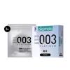 Okamoto Ok Condón 003 Blanco Dorado Ultra-Delgado 3 Piezas Ultra-Lubricado Condón Masculino Ultra-Delgado Planificación Familiar Productos para Adultos