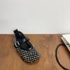 Zapatos de Princesa para Niñas 2025 Nuevo Verano Infantiles Zapatos de Cristal Aisha Zapatos de Cuero de Suela Blanda Sandalias de Moda Red de Malla para Mujer