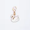 Colgante de esmalte de dibujos animados blanco, colgante de aleación en tono blanco, accesorios para manualidades, adorno colgante decorativo, accesorio para llavero, venta al por mayor