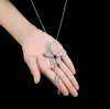 Accesorios de collar colgante para ropa ajustables que no se decoloran para mujer Corea del Sur otoño e invierno cadena clásica para suéter joyería larga de aleación