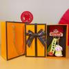 2026 Año Nuevo Tendencia China Creativo Pequeño Serpiente de la Suerte Llavero Caja de Regalo Lindo Colgante para Bolsa Llavero Venta al por Mayor Pequeños Regalos