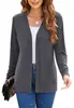 Novo em estoque transfronteiriço Amazon cardigã feminino elegante e simples versátil para primavera e outono