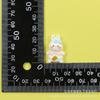 Conejo de dibujos animados brillante, crema de pegamento para bricolaje, funda de teléfono, accesorios de resina hechos a mano, horquilla para el cabello, cuerda, hebilla de zapato, material al por mayor