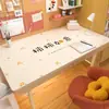 Tapete de Mesa para Estudante Impermeável Sem Lavagem Couro Desenho Animado Infantil Tapete de Mesa para Sala de Aula Tapete Protetor de Mesa Tapete de Mesa