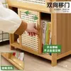 Mesita de Noche Simple Madera Maciza Pequeño Gabinete Almacenamiento Lujo Ligero Dormitorio Mesita de Noche Simple Estilo Nórdico Europeo Moderno Mini