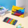 Set de Crayon Grueso para Estudiante Pintura al Óleo en Barra 6 colores 12 colores Dibujo Animado Lindo para Colorear Niños Graffiti Crayon Arte Pincel