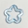 Agujero Transparente para Colgar Hueco Flor de Ciruelo Estrella de Cinco Puntas diy Accesorios para Joyería Colgante Hecho a Mano Colgante para Coche Llavero Color del Material