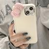 Funda con lazo para iPhone 16 de Apple, con lente galvanizada, nueva Pro Max 14 de silicona suave esmerilada.