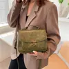 Bolsa Cuadrada Pequeña Estilo Nuevo 2026, Bolso de Mano Estilo Retro, Piel de PU, Hebilla de Cierre Retro, Bolso de Mujer Transfronterizo de Moda, Bolso Pequeño Sencillo