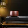 Transmisión en vivo de una taza de arena púrpura hecha a mano de mineral crudo de Yixing, taza de té casera, taza de degustación, ceremonia del té, taza de arena púrpura