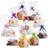 Saco de celofane transparente para violoncelo, sacola de presente de festa, saco para biscoito, doce, sobremesa, lanche, bolso plano OPP 100