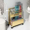 Estante de pie para paraguas Estante de almacenamiento Cubo para paraguas de puerta Vestíbulo de hotel Aula Clase Gran capacidad Estante de almacenamiento para paraguas comercial