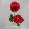 Casamento Estilo Chinês Estilo Vermelho Decoração de Guia de Estrada Arranjo de Flores Artificiais Flor de Teto Cerimônia de Noivado Arranjo de Banquete Arte com Flores Artificiais de Casamento