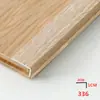 Tiras Adhesivas de PVC para Bordes de Piso de Madera, Tiras de Umbral, Tiras de Cierre de Ángulo Recto Grandes en Forma de 7, Tiras de Borde para Armarios