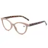 Tendência da moda transfronteiriça Europa e Estados Unidos personalidade vanguarda olho de gato óculos de leitura elegantes 8252