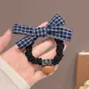 Elástico de Cabelo Versátil Estilo Coreano para Mulheres, Prendedor de Coque, Corda de Cabelo Elástica, Acessório de Cabelo de Desenho Animado