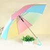 Guarda-chuva Transparente de PVC Criativo com Logo Impresso Personalizado, Guarda-chuva Descartável Ecológico Atacado, Guarda-chuva Longo Reto Colorido de 8 Varetas