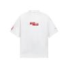 Camiseta de Manga Corta Bordada con Pequeña Llama Retro Americana 126Kid para Hombre y Mujer, Nueva de Verano a la Moda, Tops Holgados para Pareja