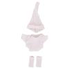 Boneca 7 Polegadas 18cm Boneca de Silicone Mini Boneca Realista Recém-Nascida Roupas em estoque Cabelo Liso