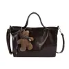 Bolsa Tote de Textura Elegante de Alto Valor Nueva de Invierno 2025 Gran Capacidad para Estudiantes Viajes Diarios Bolso de Hombro Único Bolso Cruzado
