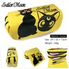 Estuche para Lápices Gato Luna Sailor Moon Estuche para Lápices Gran Capacidad Lona Doble Capa Estuche para Lápices Billetera de Estudiante