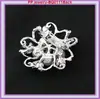 Alfinete de lapela feminino estiloso coreano com pérolas incrustadas flor doce broche de temperamento pin de corsage versátil para roupas promoção