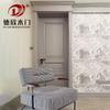 Puerta de troncos, venta directa del fabricante, moderna, sencilla, insonorizada, interior, de madera maciza, estilo lujoso, accesible, puerta silenciosa.