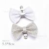 Venta al por mayor de accesorios de flores para zapatos con lazo de diamantes de imitación desmontables, hebilla decorativa, hebilla multifuncional, accesorios para bolsos de tacón alto